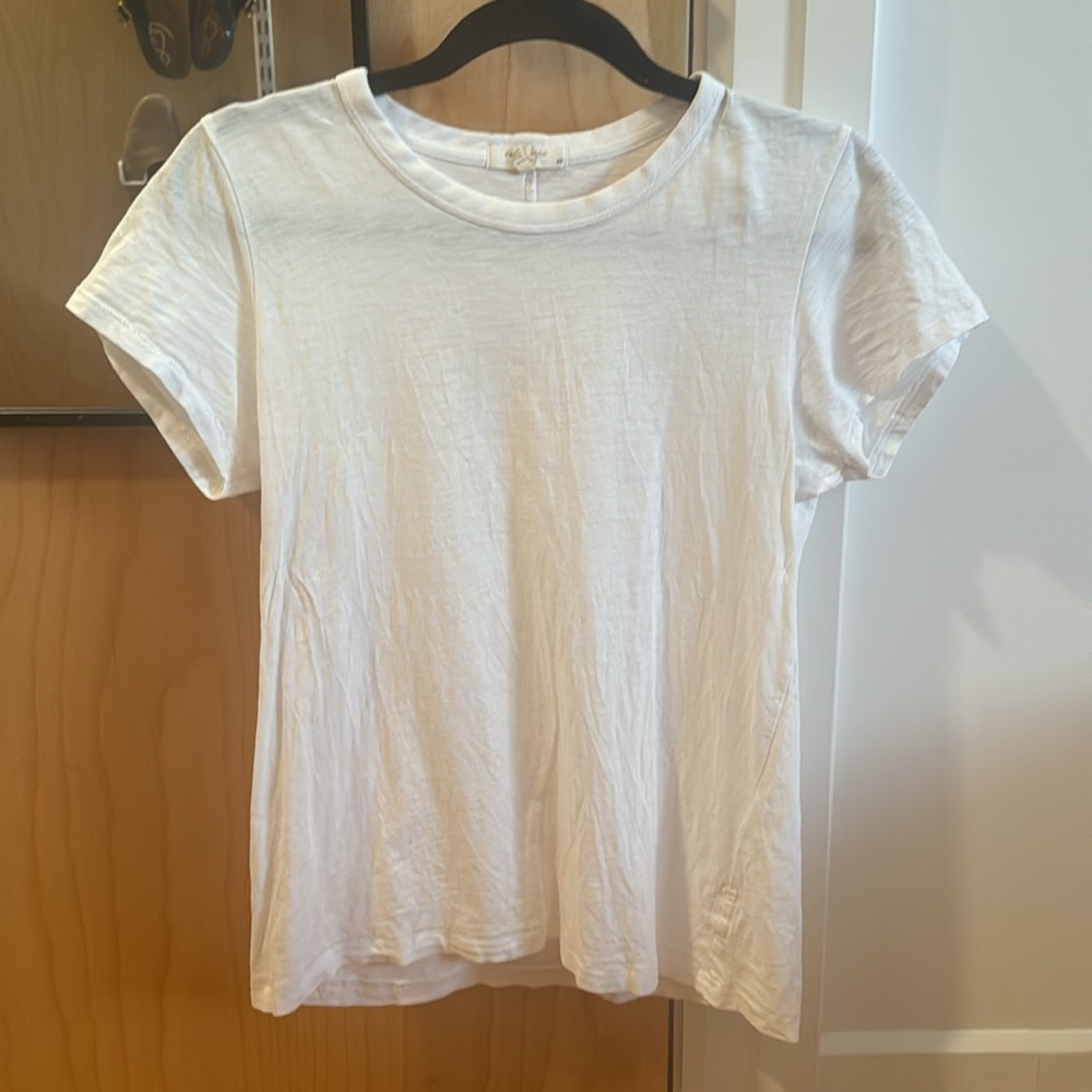 Rag & Bone Pima cotton T-shirt White sz Small